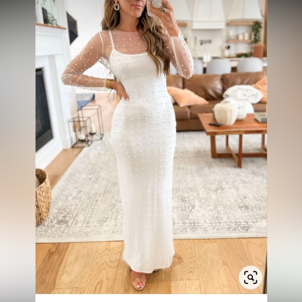 White Bedazzled Dress